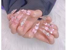 ココネイル 大塚店(coco nail)/チップ長い出し持ち込みデザイン