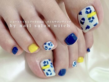 ウィッチ(witch)/秋アニマルフットネイル ¥9800