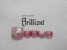 ネイルアンドまつげエクステのお店 ブリリアント 草加(Brilliant)/Foot 　定額11000円コース