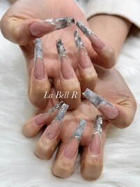 先取り冬ネイル