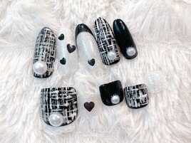 ハンドフットお揃いデザイン♪