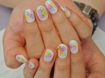 ルズ エラ プライベートネイルサロン(Luz ella private nail salon)/たらしこみアート♪（120min)