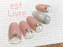 エストリブレ(estLivre)/チェックネイル