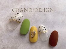 グランドデザイン 穂積店(GRAND DESIGN)/ダルメシアン×ウェーブネイル