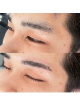 アンドスリー 原宿 表参道店(And Three)/パーマ＋WAX脱毛＋眉デザイン