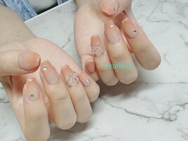 グラデーション×リボンパーツ