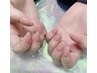 〔ハンド〕ワンカラー、ラメグラ　オフ無料　￥5,000　