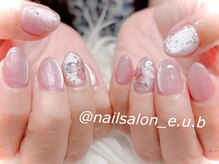 イーユービー(E.U.B)/マグネット×紫陽花ネイル