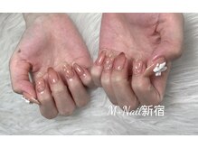 エムプラスネイル 新宿(M+Nail)/清楚推しネイル★夏