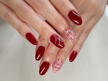 ヴィオラ(VIOLA)/秋ネイル/ツイード