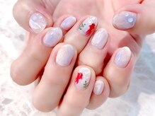 ラルネイル 大宮(Lull. nail)/#夏#金魚#水滴#ニュアンス