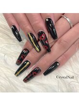 クリスタルネイル ボンベルタ橘店(CRYSTAL NAIL)/ハートネイル