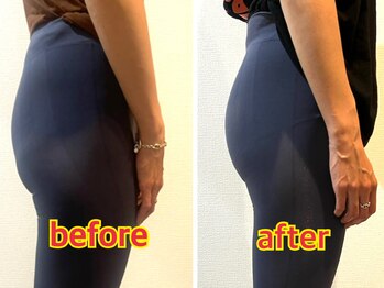 トレーニングジムスリー/美尻ビフォーアフター