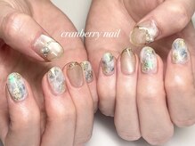 クランベリーネイル 代官山 恵比寿(cranberry nail)/7月シーズンネイル