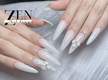 ゼン ネイル デザイン 池袋(ZEN NAIL DESIGN)/長さだしやり放題×つけ放題