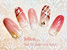 ネイルサロン フェリーチェ(felice)/【定額ネイル】¥7980