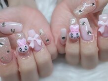 ネイルキュート アンド クールラッシュ 亀有店(nailcute & CoolLash)/エスターバニー3Dネイル♪♪
