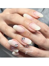 ジェルメ(germer)/シアーホワイトのワンカラーに♪