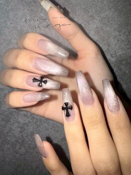 サンミーゴネイル 神戸店(Sunmego Nail)/マグネットクロスネイル