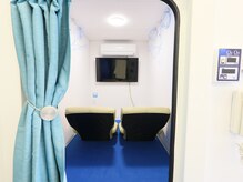 O2K 酸素空間の雰囲気（近隣にない大型ボックスは広々空間！ご家族、チームでも）