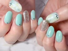 モアニ ヒロオ 恵比寿店(MOANI Hiroo)/さわやかフラワーネイル