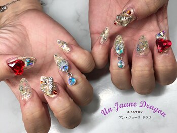 アン ジョーヌドラゴ/【ロングネイル】ゴテゴテネイル