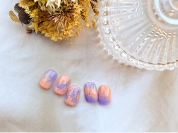 マーブルピンクパープル