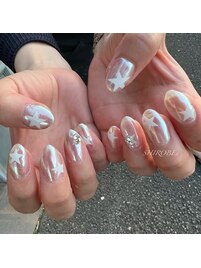 キラキラミラーに星がいっぱい