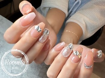 ルブリー(roovely)/シンプル埋め尽くしネイル