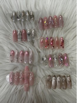イーズネイル 堺(e's Nail)の写真/みく限定!【サンプルから選ぶ♪ワンホンネイル&韓国ネイル ¥6000】SNSで人気のdesignを何度もお得に◎