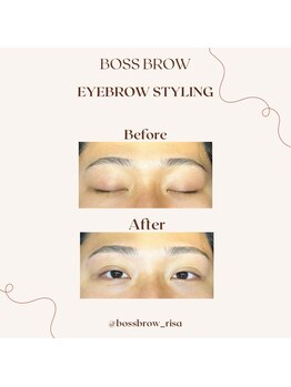 ボス ブロウ 天白店(BOSS BROW)/【メンズ眉毛】before &nbsp;after