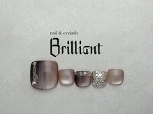 ネイルアンドまつげエクステのお店 ブリリアント 草加(Brilliant)/Foot 　定額9900円コース
