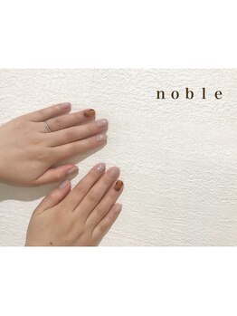 ネイルサロンアンドスクール ノーブル(noble)/べっこうネイル