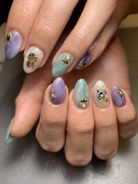 ～天然石アートネイル～