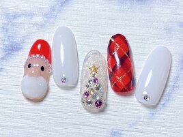 クリスマスネイル