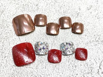 アメリ ネイル(Ameri nail)/フット定額ネイル¥8800