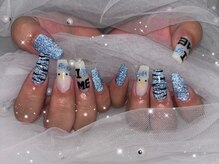ベルグローアルファネイル(BELLE GROW ALPHA NAIL)/手描きキティ×フラッシュネイル