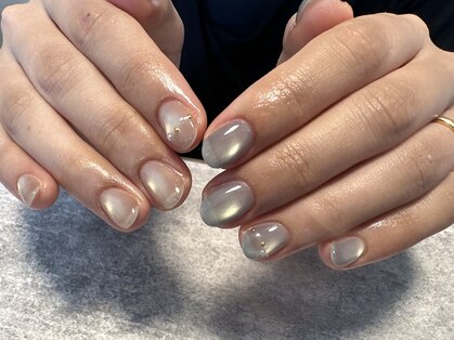 アネモネネイル(anemone nail)の写真