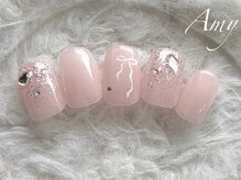 エイミー 大宮店(AMY)/ふんわりリボンネイル