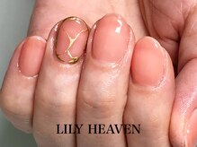 リリーヘブン(LILY HEAVEN)/春のナチュラルカラーの大理石風