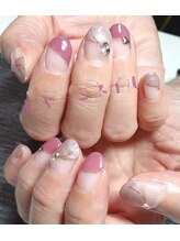 にゃーこネイル/上品ネイル☆持ち込みデザイン