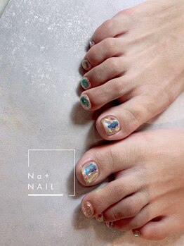 エヌエープラスネイル 葛西本店(Na+nail)/フット氷フィルム10本