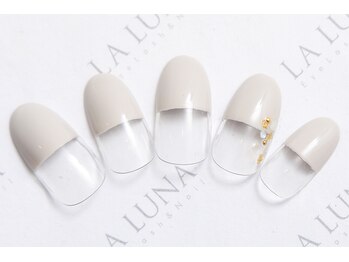 ラルナ ネイルアンドアイラッシュサロン(LA LUNA nail & eyelash salon)/24年9月10月◇定額ナチュラル◇