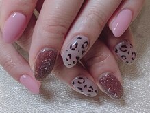 ヘアーアンドエステティック ヴェリス(hair&esthetic Velis)/ヒョウ柄ネイル