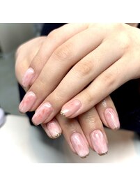 フレンチネイル/ピンクネイル