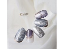 グラティフィー(gratify)/ブルーギャラクシーネイル