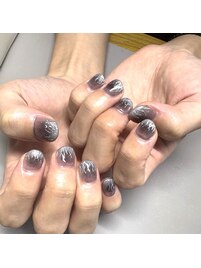 ニュアンスネイル/ブラック