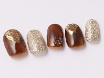 アイ ネイルズ 天神店(I nails)/brown　nuance　￥7000