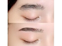 24時間美まつげキープ☆メイク付き眉毛WAX/メンズアイブロウも◎