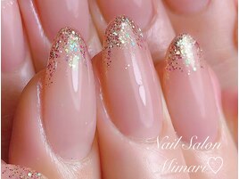 ワンカラーベースありラメグラ